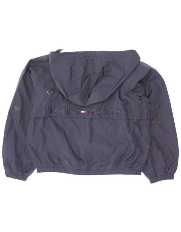 Tommy Hilfiger Kišna jakna s kapuljačom za dječake 5-6 godina tamnoplava