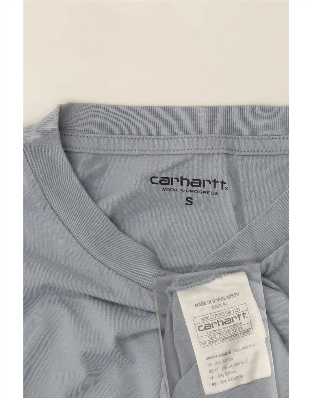 Carhartt Muška majica kratkih rukava Mali plavi pamuk