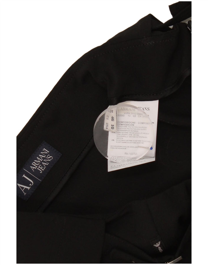 Armani ženska mini suknja US 10 Large W34 crni poliester