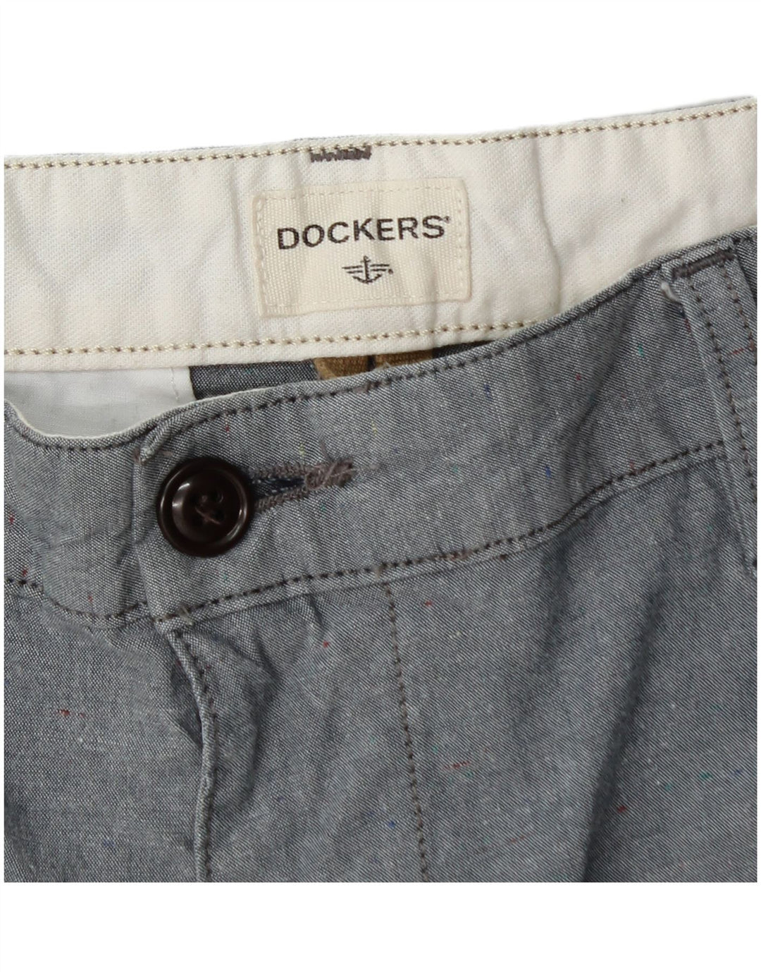 Dockers muške chino kratke hlače W32 srednje sivi pamuk