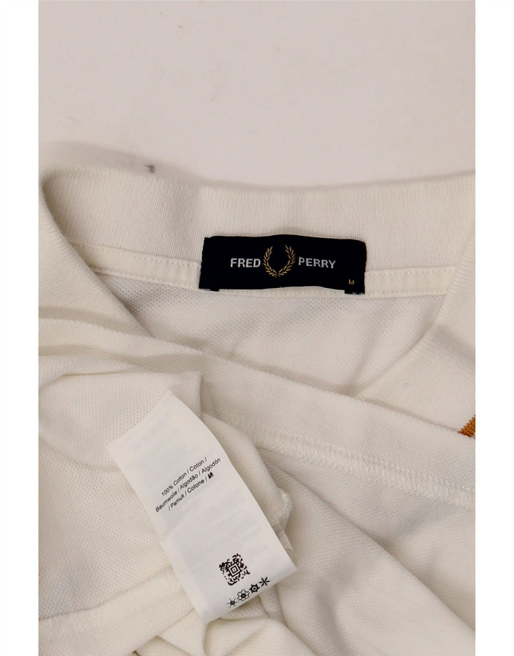 Fred Perry muška polo majica Srednje bijeli pamuk