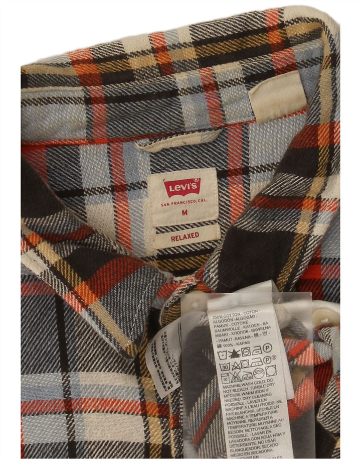 Levi's muška opuštena flanelska košulja, srednje raznobojni karirani pamuk