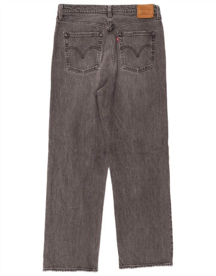 Levi's muške ravne traperice s prsnim košem W31 L29 sivi pamuk