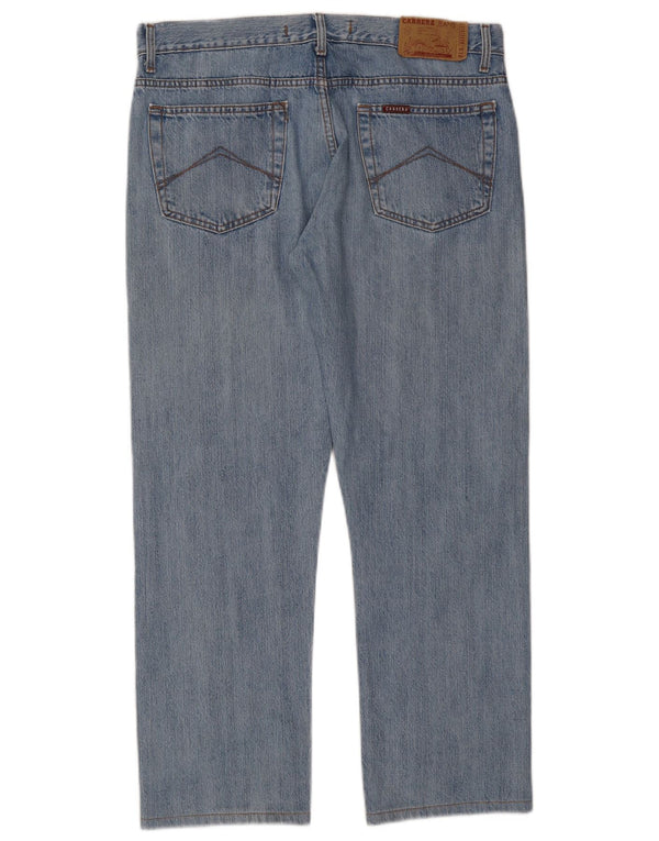 CARRERA Mens 710 Straight Jeans IT 52 XL W38 L28 Plavi pamuk