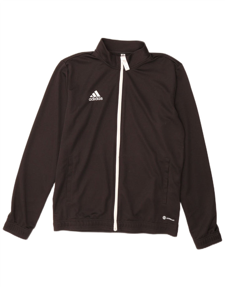 ADIDAS Mens Aeroready Tracksuit Top Jacket Medium Black Polyester