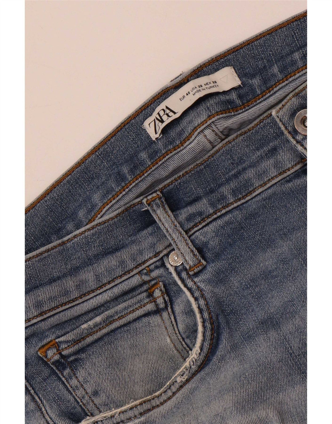 Zara muške uske traperice EU 46 XL W36 L33 plave