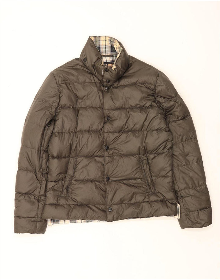 Woolrich muška podstavljena jakna UK 40 Large kaki najlon klasična