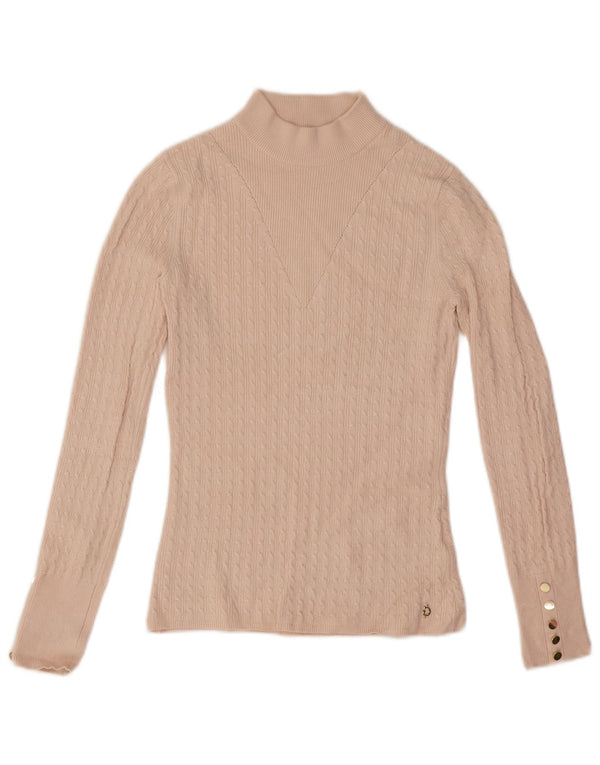 Guess ženski džemper s kornjačičastim ovratnikom UK 6 XS ružičasta