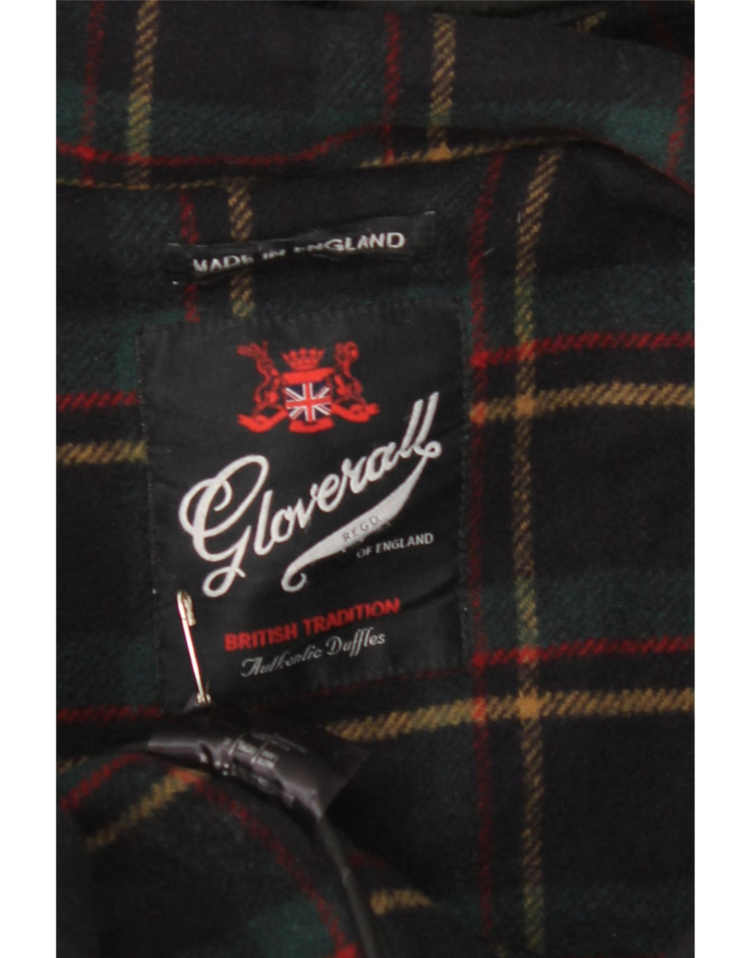 GLOVERALL muški duffle kaput s kapuljačom UK 46 3XL tamnoplava vuna