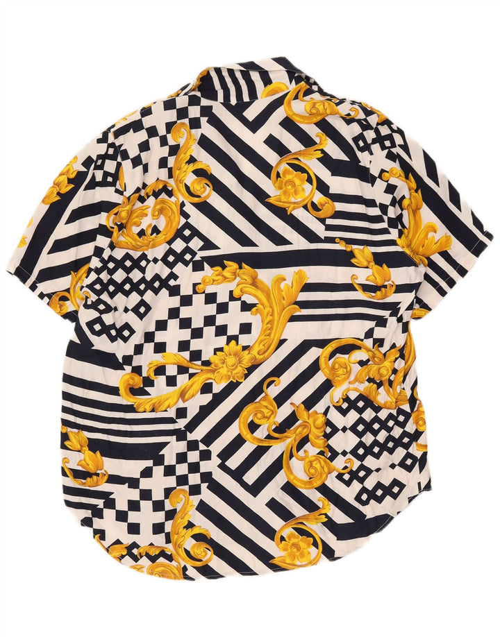 Otmjena potpuno ženska košulja s apstraktnim uzorkom UK 20 2XL Višebojna