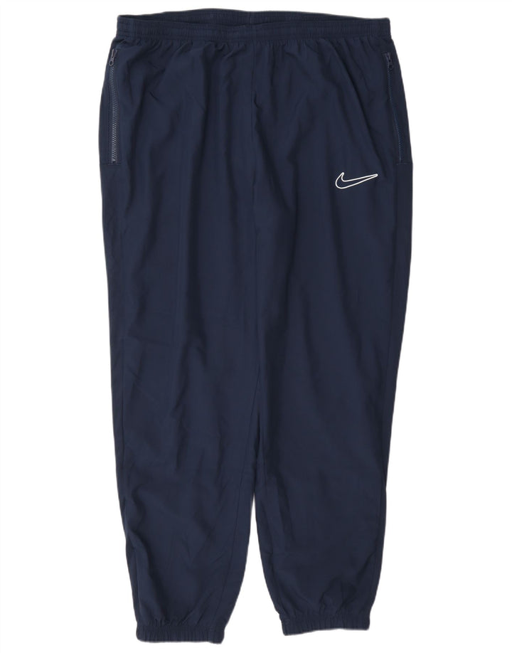 Nike Dri Fit Trenirka Hlače Joggers XL tamnoplavi poliester