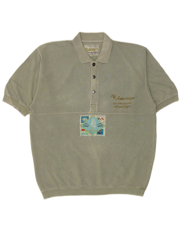 By American Boys Pulover kratkih rukava 13-14 Years Green Retro