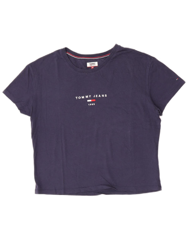 Tommy Hilfiger Ženska majica kratkih rukava s grafičkim motivima UK 12 srednje tamnoplavi pamuk