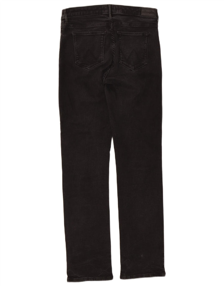 Wrangler ženske ravne traperice W32 L32 crni pamuk