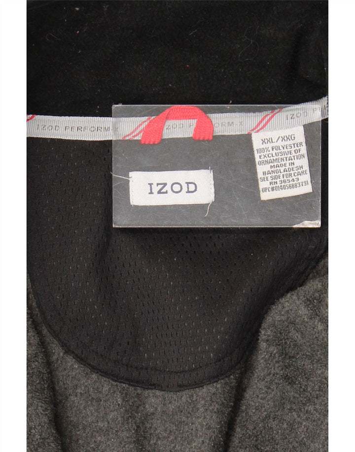 Izod muška jakna od flisa UK 44 2XL sivi poliester u boji