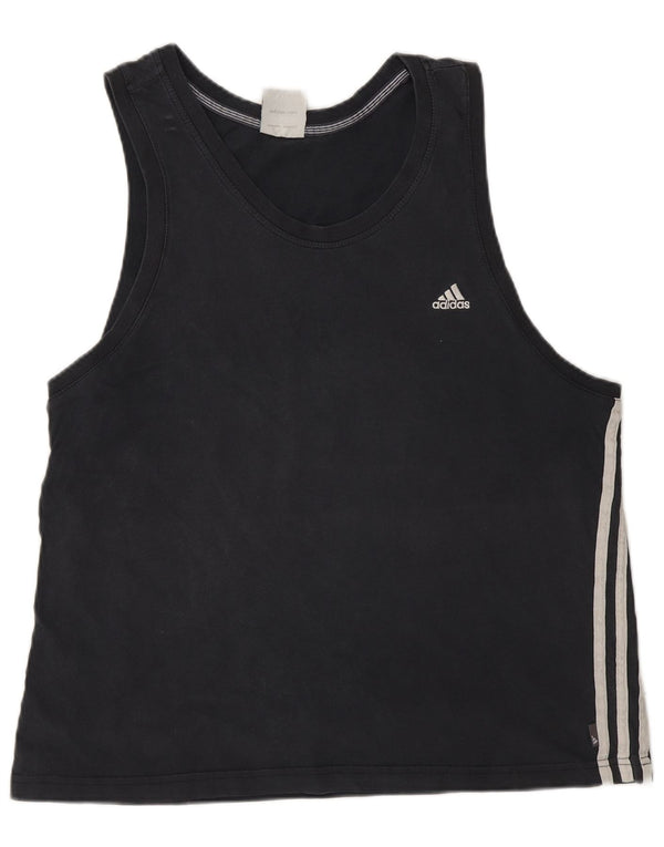Adidas muški gornji dio prsluka veliki crni pamuk