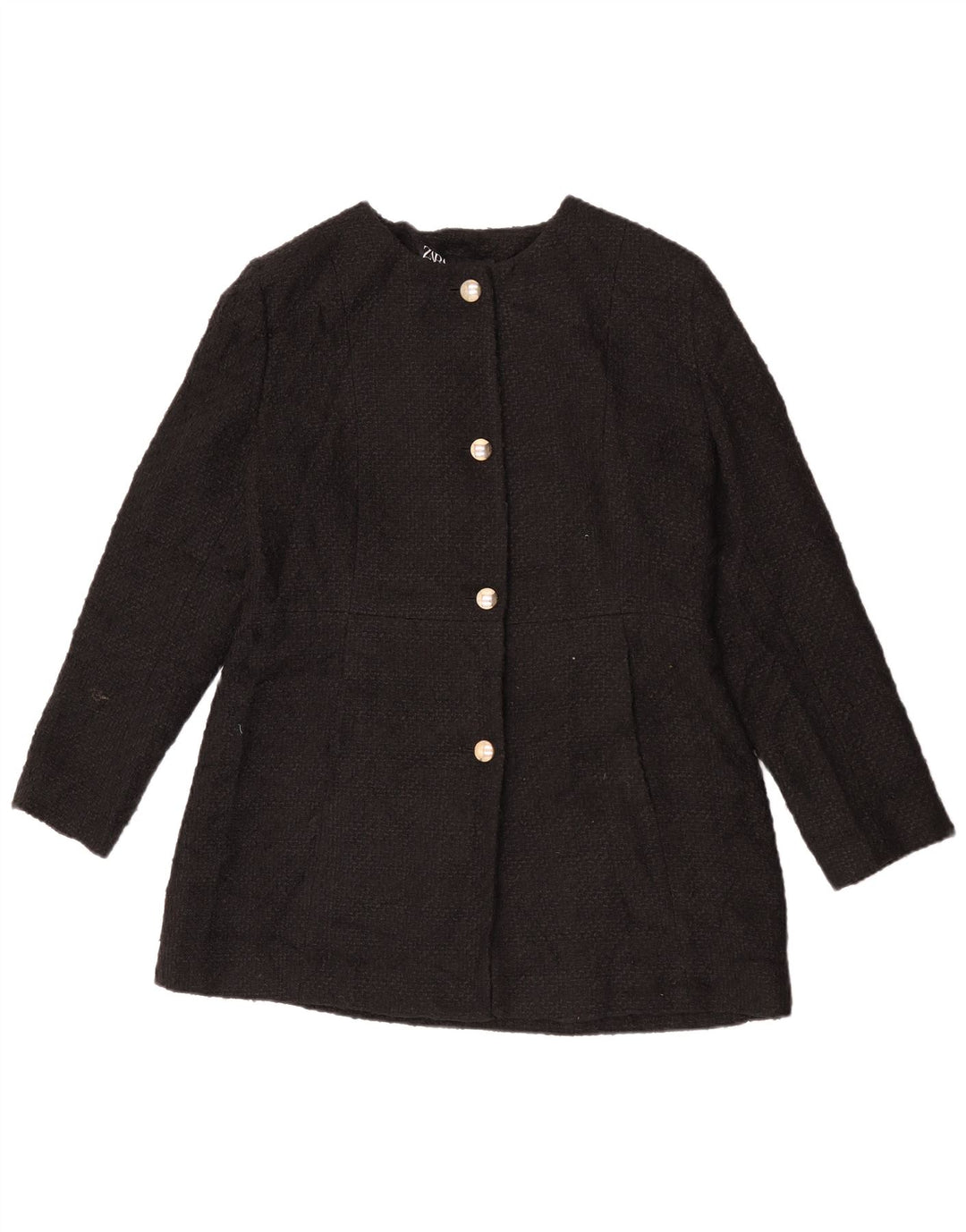 Zara ženski sako sa 4 gumba UK 18 XL crna