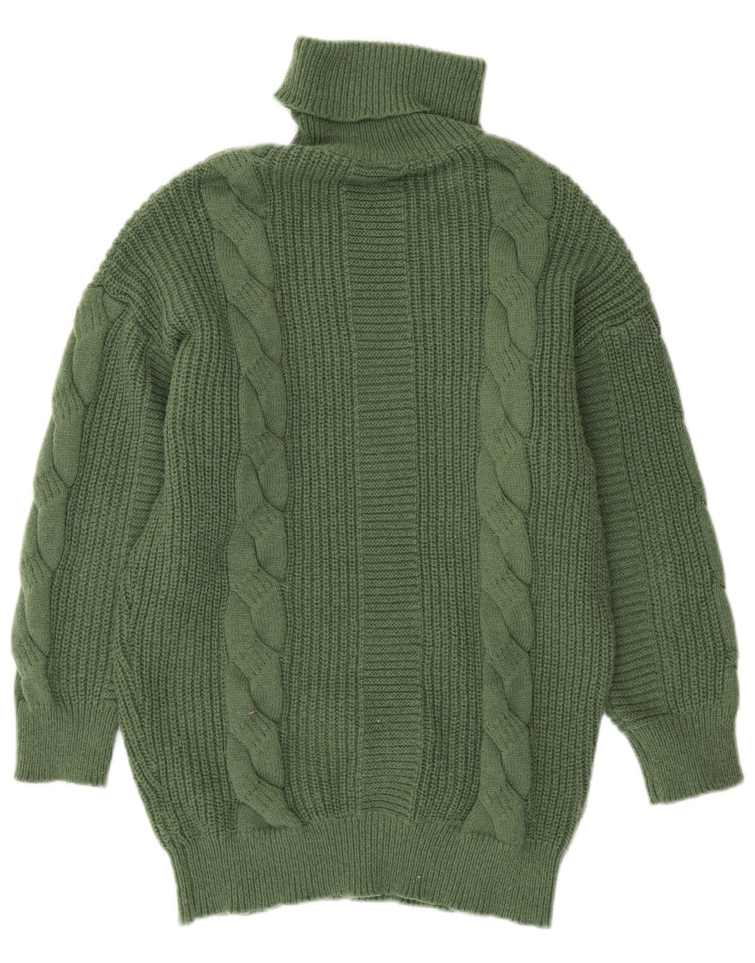 SHEIN Ženski pulover s velikim izrezom UK 14 Srednje zelena