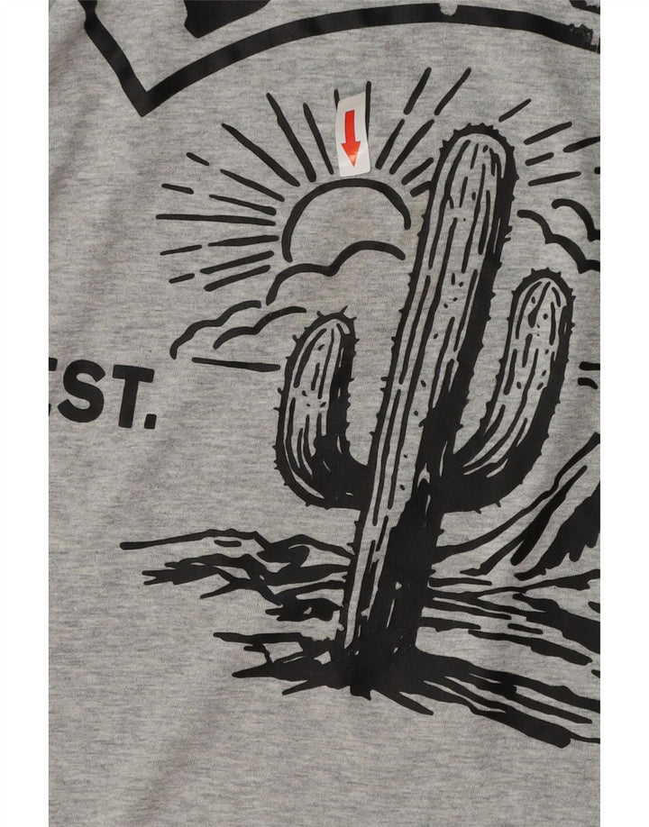 DIESEL Muška majica s grafičkim motivima XL, sivi pamuk