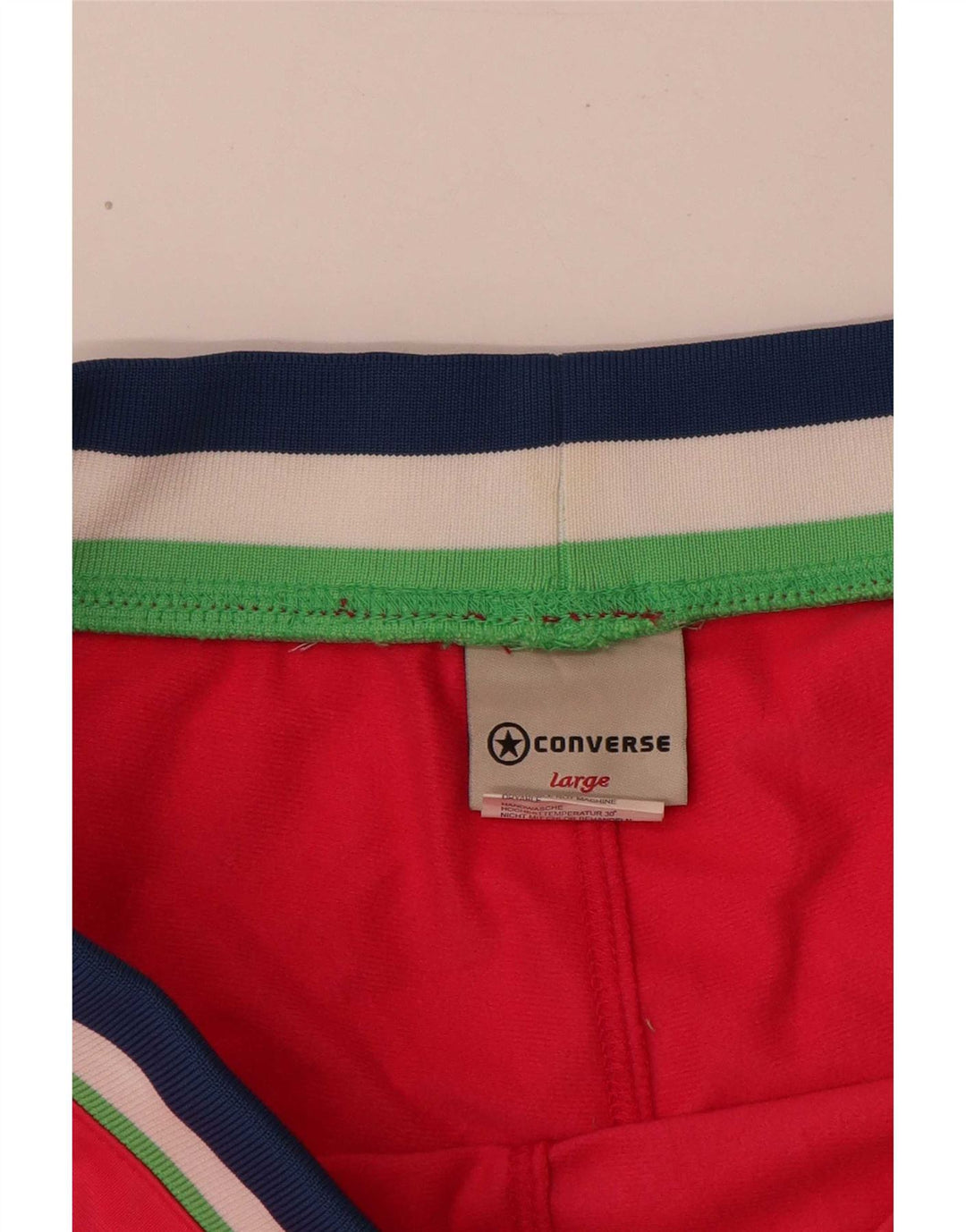 Converse ženske sportske kratke hlače UK 14 velike ružičaste pruge od poliestera