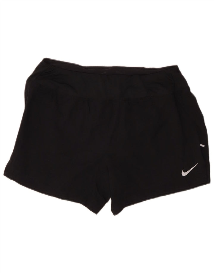 Nike Ženske Dri Fit Regular Sport Shorts UK 14 srednje crni poliester