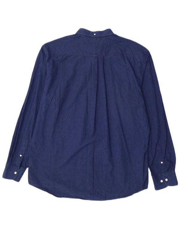 GANT Muška košulja standardnog kroja, veličina 45/46 18 2XL, plavi geometrijski pamuk