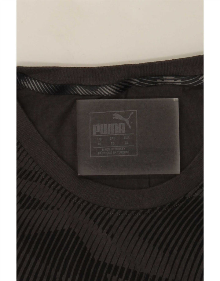Puma muška majica kratkih rukava XL siva geometrijska