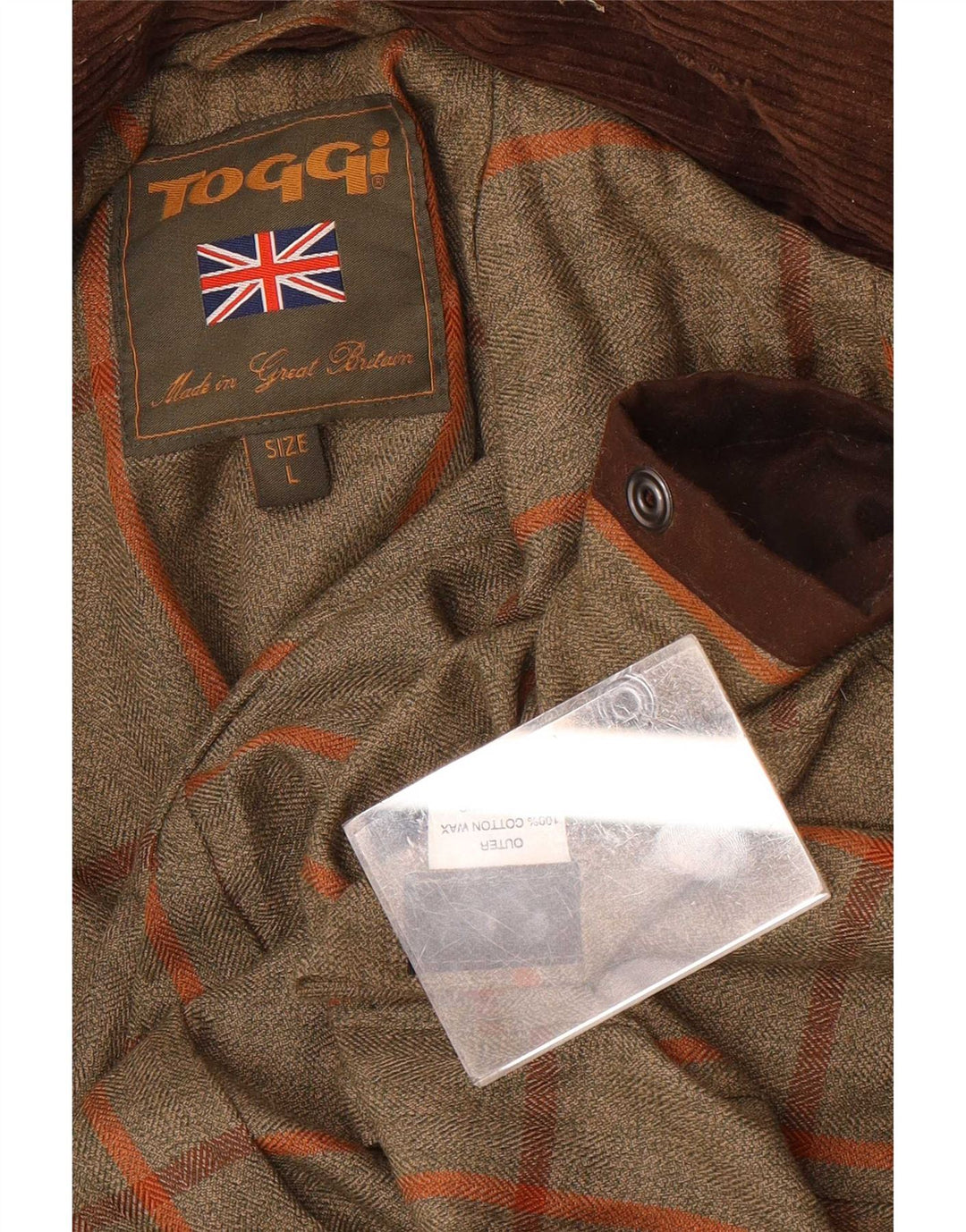 Toggi ženski preveliki kaput od voštanog pamuka UK 16 Large Brown