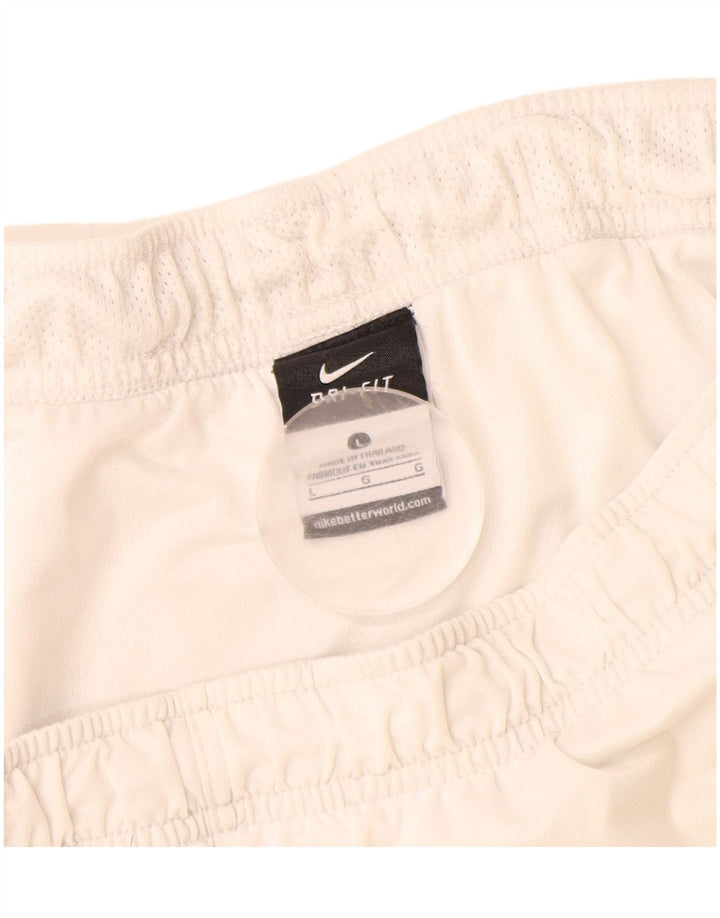 Nike muške Dri Fit sportske kratke hlače Large Off White Poliester