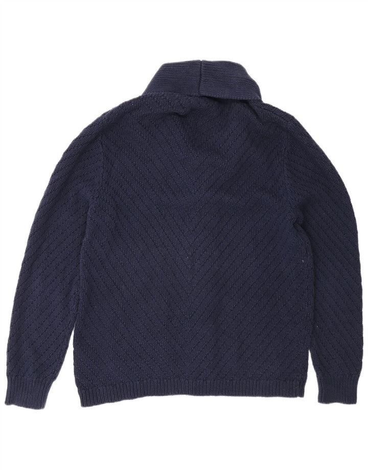 J. Crew muški kardigan pulover Veliki tamnoplavi pamuk