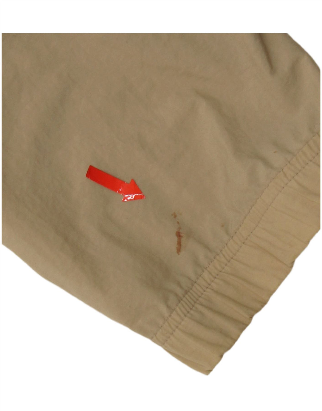 Velika muška trenirka velika jakna od poliestera u bež boji