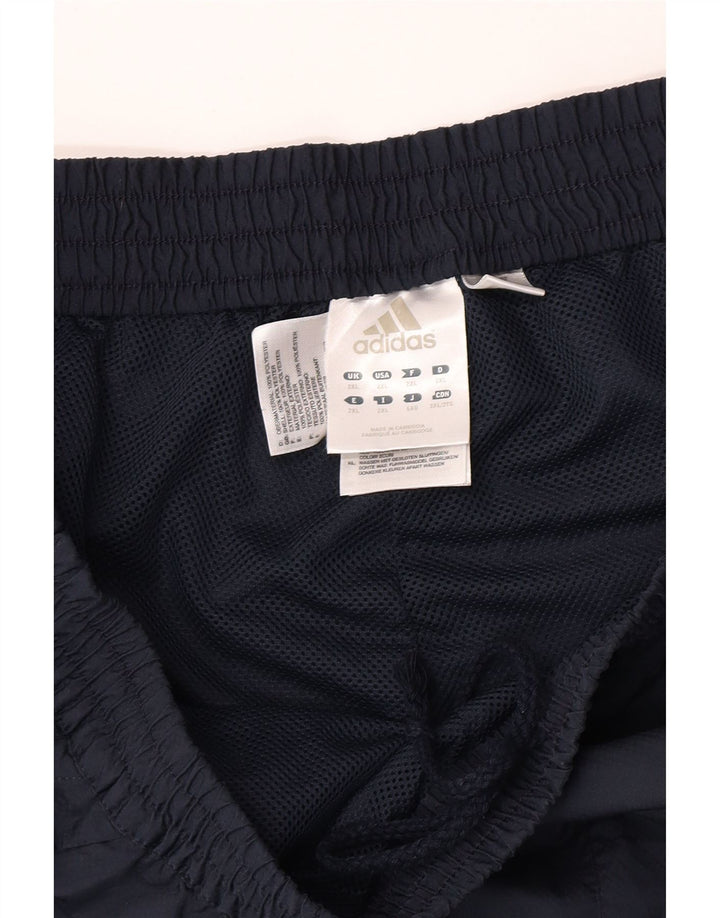 Adidas muške hlače za trenirku 2XL tamnoplavi poliester