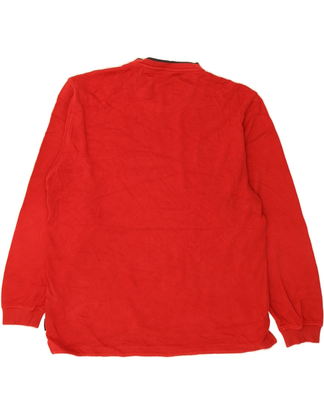 IZOD Mens V-Neck Jumper Sweater Large Red Cotton Vintage Izod and Second-Hand Izod from Messina Hembry 