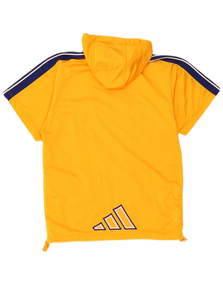 Adidas muška trenirka s kapuljačom, gornja jakna male narančaste boje