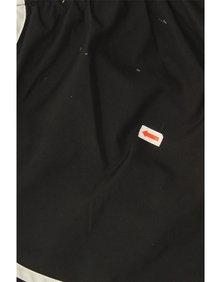 Nike Ženske Dri Fit Sportske Kratke Hlače UK 8 Mali crni poliester