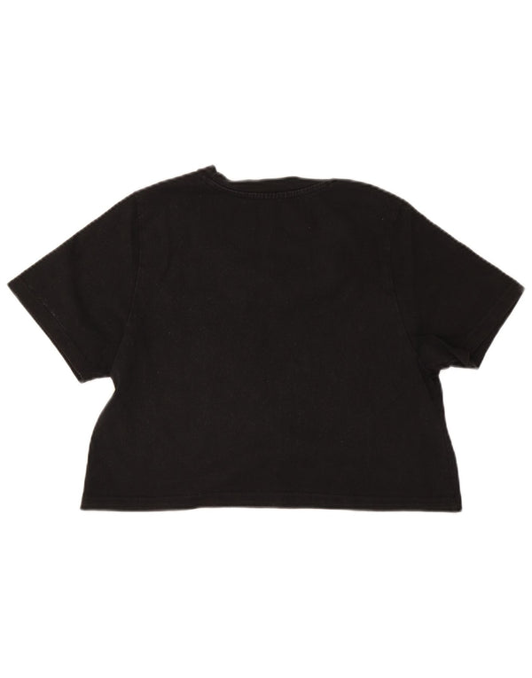 Dickies ženska majica kratkih rukava UK 12 srednje crni pamuk