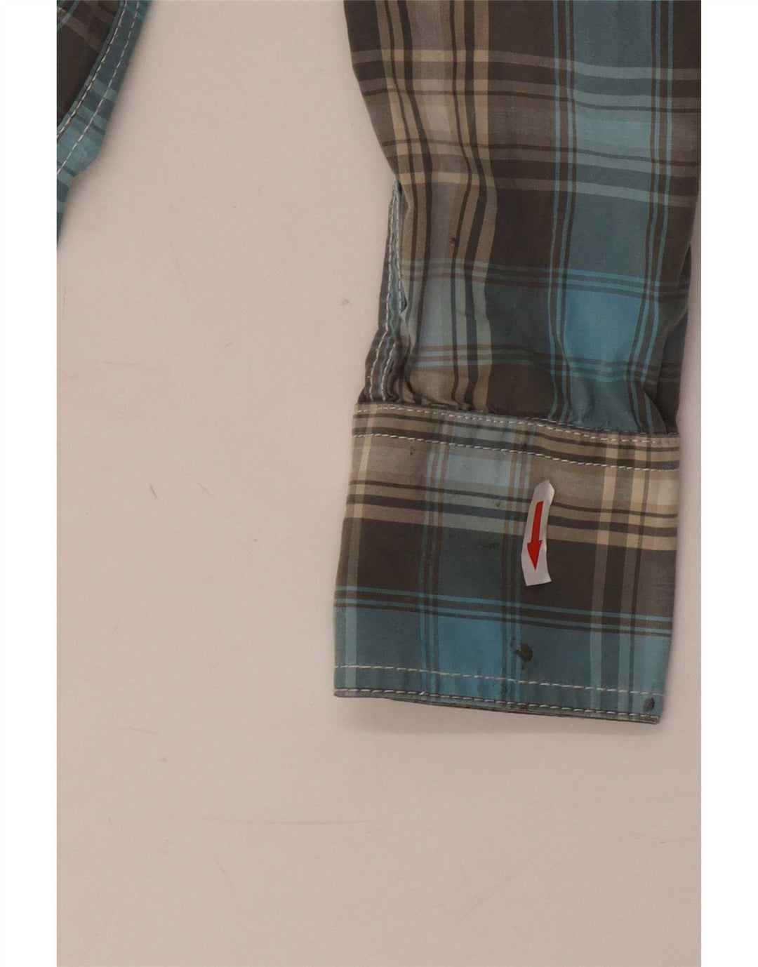 Superdry muška košulja Srednje plavi karirani pamuk