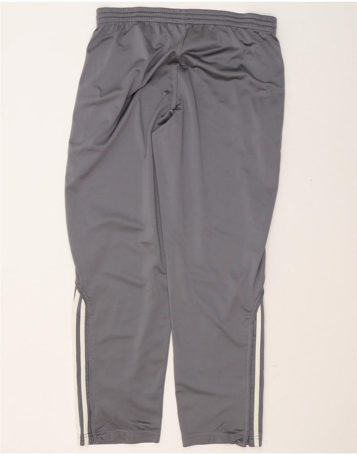 Adidas muške trenirke hlače Joggers UK 38/40 srednje sivi poliester