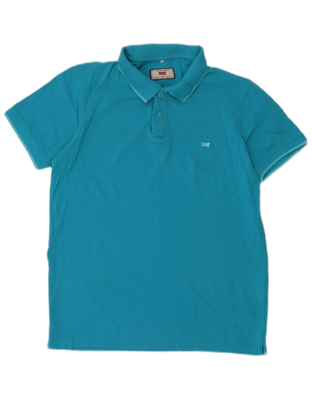 Carrera Regular muška polo majica Srednje plavi pamuk