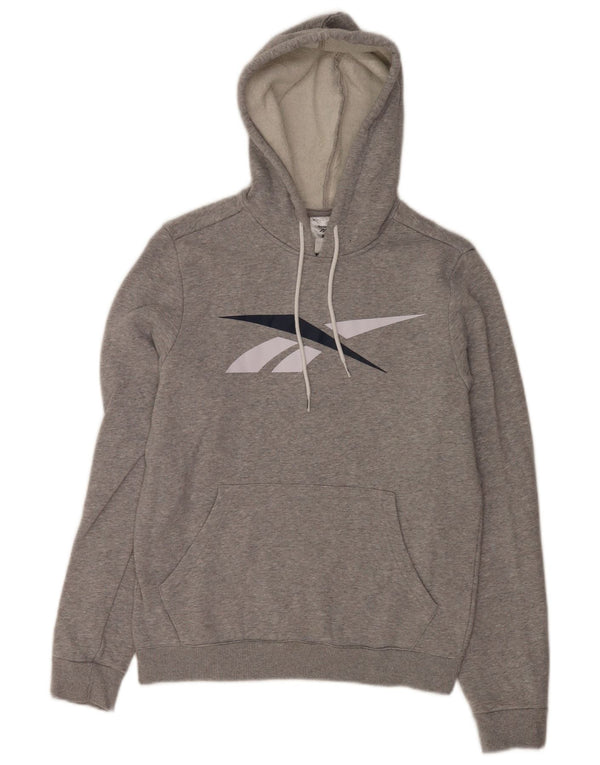 Reebok muška majica s kapuljačom XS, sivi flekasti pamuk