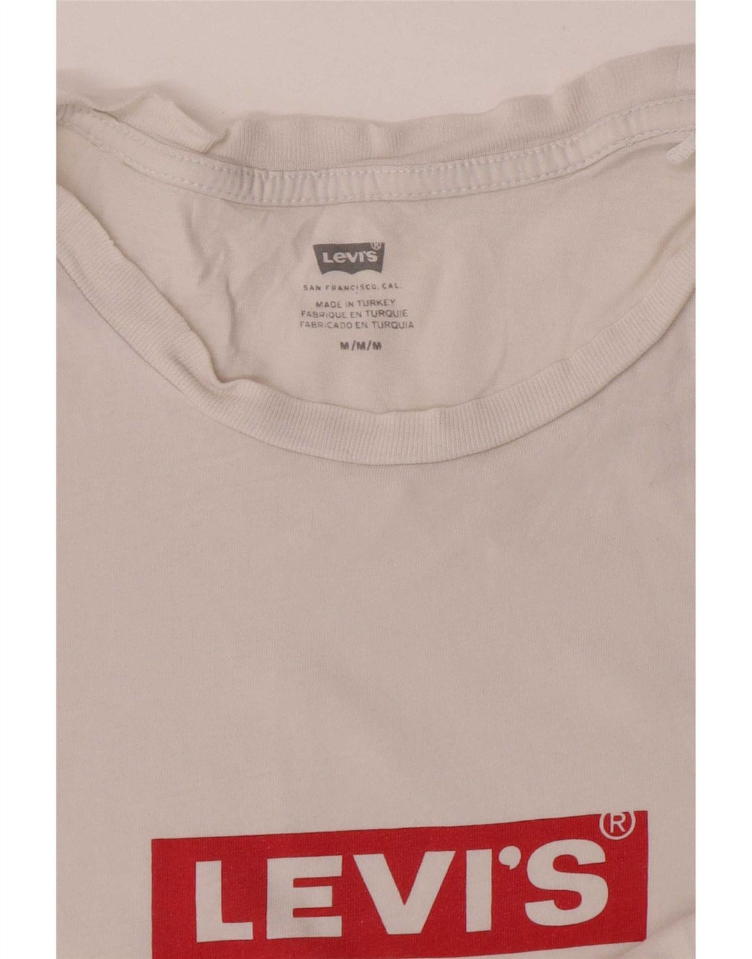 Levi's muška majica kratkih rukava s grafičkim motivima srednje bijele boje