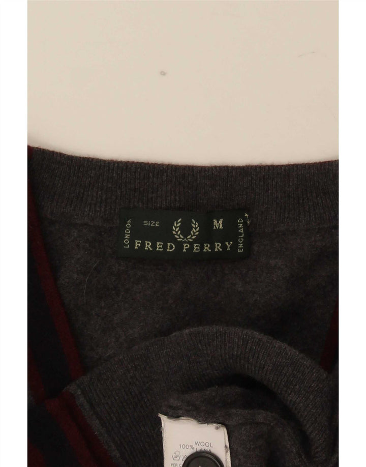 Fred Perry muška srednje siva vuna