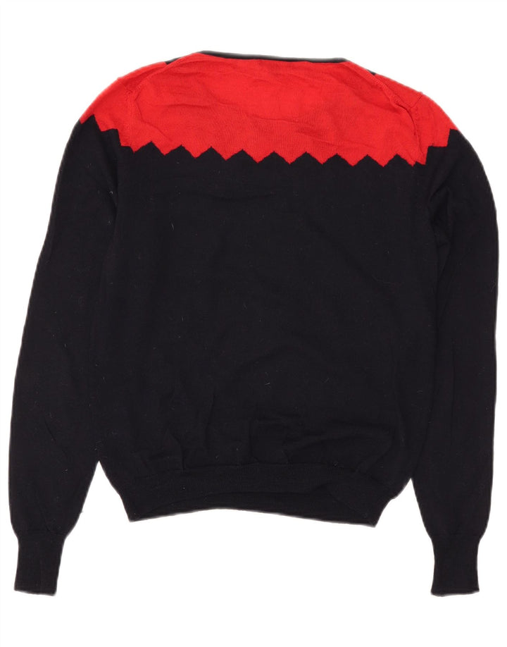 HOBBS Ženski džemper s brodskim izrezom UK 10 Mali tamnoplavi blok boja