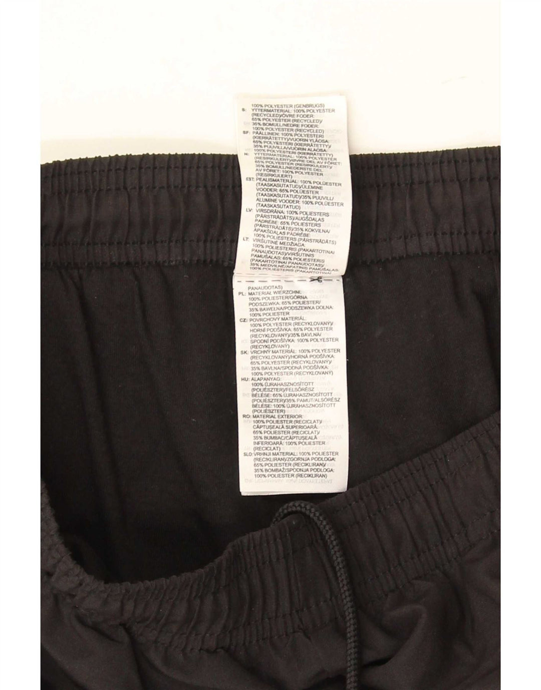 Adidas muške trenirke Hlače Joggers Male crne poliesterske