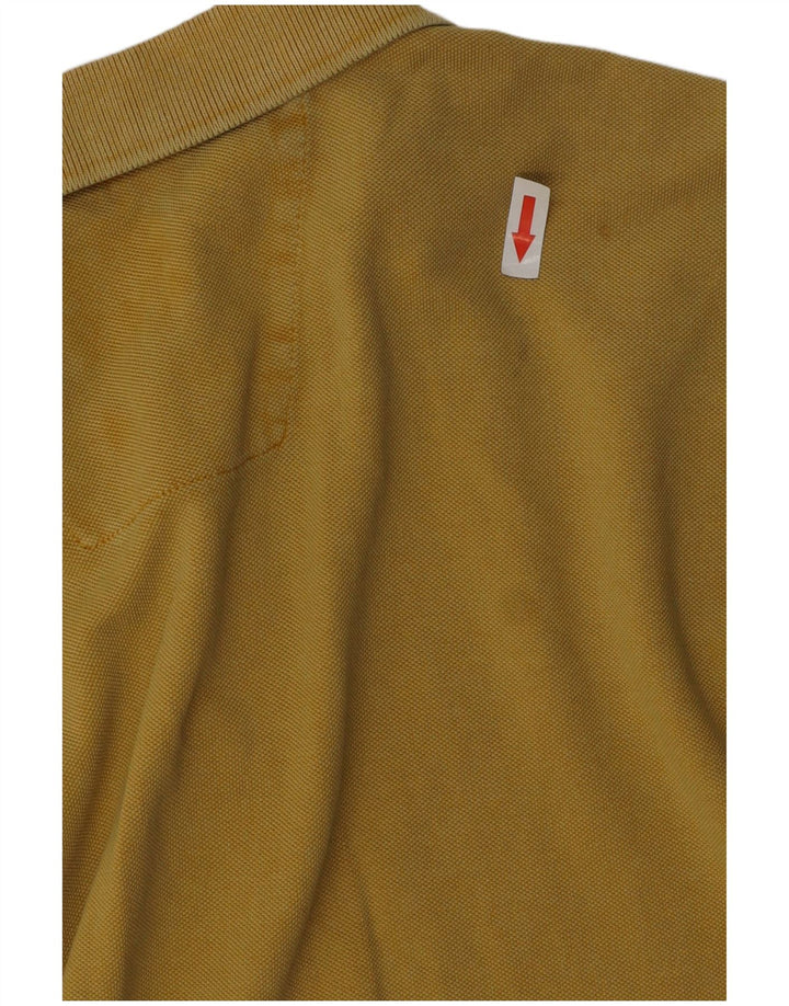 Camel Active muška sirovo obojena polo majica, veliki žuti pamuk