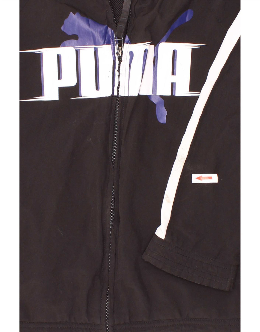 Gornja jakna trenirke Puma Boys Graphic 9-10 Years Black Colourblock