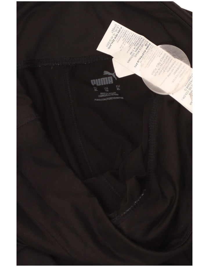 PUMA Ženska trenirka Hlače Joggers UK 18 XL crni poliester