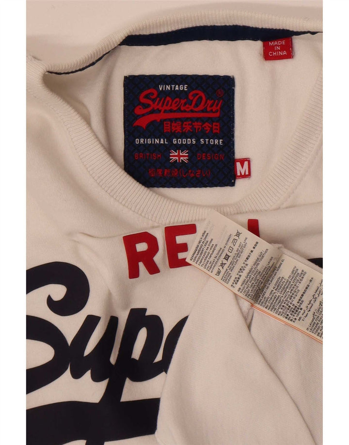 Superdry muška majica kratkih rukava Regular Graphic, srednji bijeli pamuk