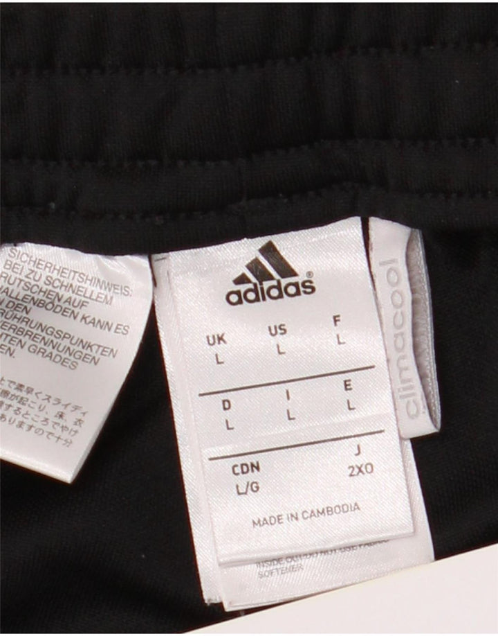 Adidas muške trenirke Climacool velike crne poliesterske hlače