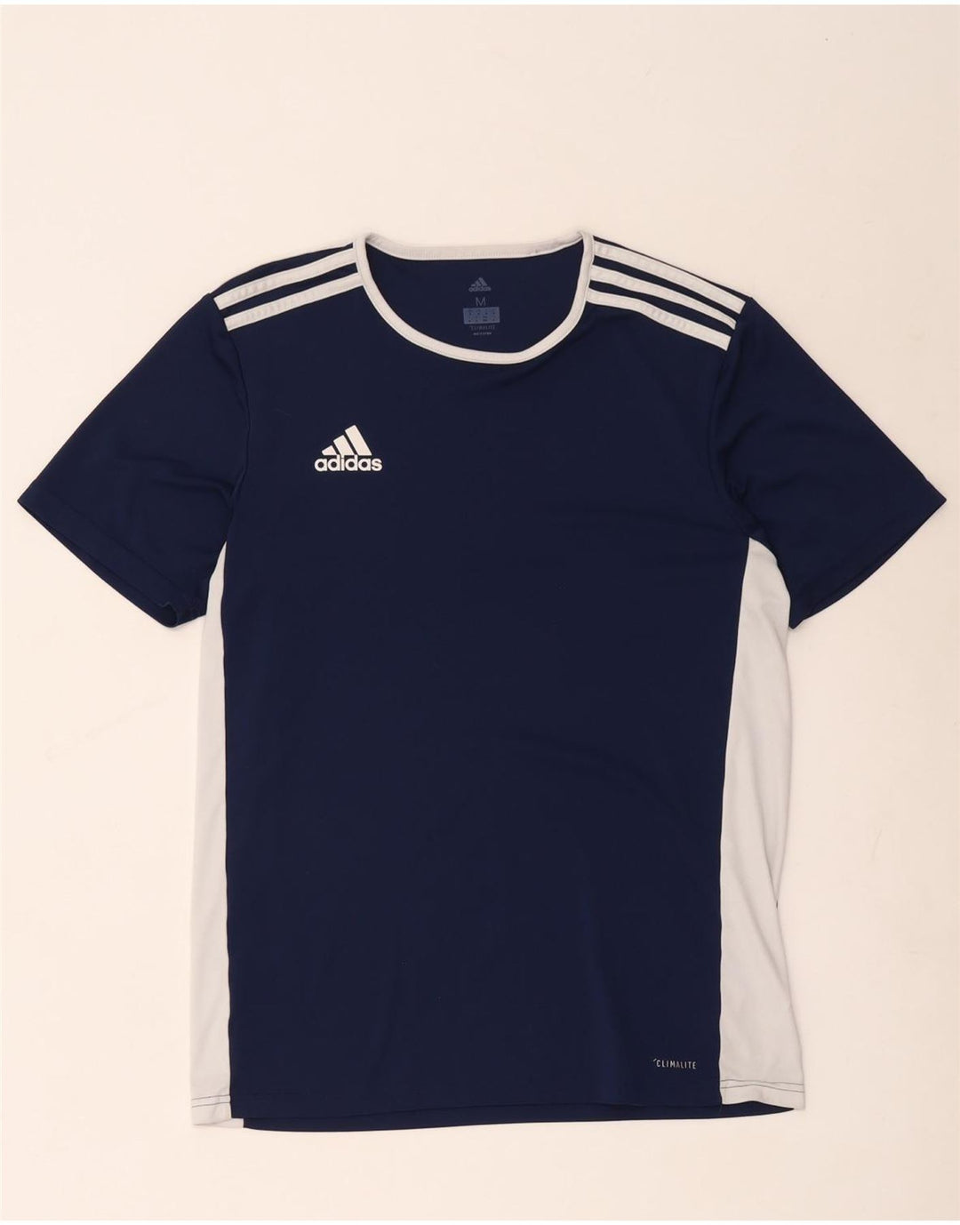 Adidas muška Climalite majica kratkih rukava Medium tamnoplavi Colourblock Poliester